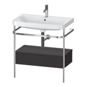 Duravit Möbelwaschtisch-Kombi Happy D.2 Plus 77,5x49cm, 1 HL, gra m, m Kons, 1 Lad
