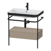 Duravit Möbelwaschtisch-Kombi Happy D.2 Plus 77,5x49cm, 1 HL, lei, m Konso, 1 Lad