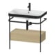 Duravit Möbelwaschtisch-Kombi Happy D.2 Plus 77,5x49cm, 1 HL, Me E, m Konso, 1 Lad-1