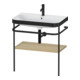 Duravit Möbelwaschtisch-Kombi Happy D.2 Plus 77,5x49cm, 1 HL, Medit. Ei, m Konsole-1