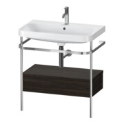 Duravit Möbelwaschtisch-Kombi Happy D.2 Plus 77,5x49cm, 1 HL, N geb, m Kons, 1 Lad