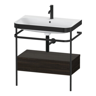 Duravit Möbelwaschtisch-Kombi Happy D.2 Plus 77,5x49cm, 1 HL, N geb, m Konso, 1 Lad