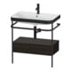 Duravit Möbelwaschtisch-Kombi Happy D.2 Plus 77,5x49cm, 1 HL, N geb, m Konso, 1 Lad-1