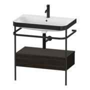 Duravit Möbelwaschtisch-Kombi Happy D.2 Plus 77,5x49cm, 1 HL, N geb, m Konso, 1 Lad