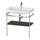 Duravit Möbelwaschtisch-Kombi Happy D.2 Plus 77,5x49cm, 1 HL, Nussb geb., m Konsole-1