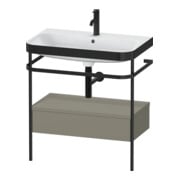 Duravit Möbelwaschtisch-Kombi Happy D.2 Plus 77,5x49cm, 1 HL, st-g m, m Konso, 1 Lad
