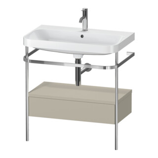 Duravit Möbelwaschtisch-Kombi Happy D.2 Plus 77,5x49cm, 1 HL, T m, m Kons, 1 Lad