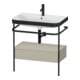 Duravit Möbelwaschtisch-Kombi Happy D.2 Plus 77,5x49cm, 1 HL, T m, m Konso, 1 Lad-1