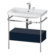 Duravit Möbelwaschtisch-Kombi Happy D.2 Plus 77,5x49cm, 2 HL, bl m, m Kons, 1 Lad
