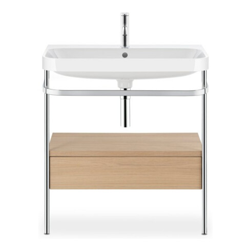 Duravit Möbelwaschtisch-Kombi Happy D.2 Plus 77,5x49cm, 2 HL, Me E, m Kons, 1 Lad