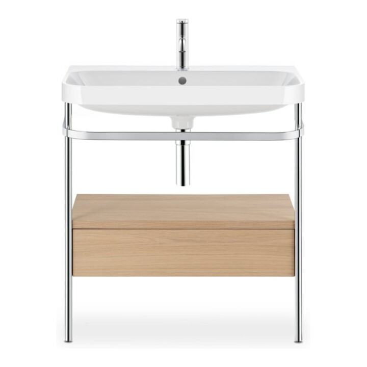 Duravit Möbelwaschtisch-Kombi Happy D.2 Plus 77,5x49cm, 2 HL, Me E, m Kons, 1 Lad