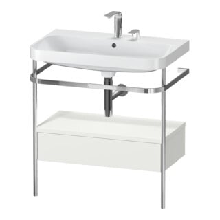 Duravit Möbelwaschtisch-Kombi Happy D.2 Plus 77,5x49cm, 2 HL, No w m, m Kons, 1 Lad
