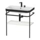 Duravit Möbelwaschtisch-Kombi Happy D.2 Plus 77,5x49cm, 2 HL, No we s-matt, m Konsole-1