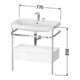 Duravit Möbelwaschtisch-Kombi Happy D.2 Plus 77,5x49cm, 2 HL, st-g m, m Kons, 1 Lad