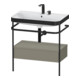 Duravit Möbelwaschtisch-Kombi Happy D.2 Plus 77,5x49cm, 2 HL, st-g m, m Konso, 1 Lad-1