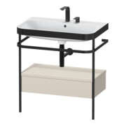 Duravit Möbelwaschtisch-Kombi Happy D.2 Plus 77,5x49cm, 2 HL, T m, m Konso, 1 Lad