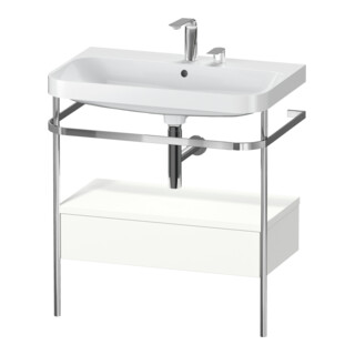 Duravit Möbelwaschtisch-Kombi Happy D.2 Plus 77,5x49cm, 2 HL, w m, m Kons, 1 Lad