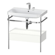 Duravit Möbelwaschtisch-Kombi Happy D.2 Plus 77,5x49cm, 2 HL, w m, m Kons, 1 Lad