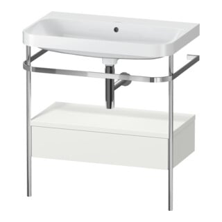 Duravit Möbelwaschtisch-Kombi Happy D.2 Plus 77,5x49cm, o HL, No w m, m Kons, 1 Lad