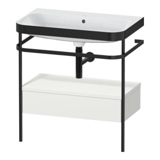 Duravit Möbelwaschtisch-Kombi Happy D.2 Plus 77,5x49cm, o HL, No w m, m Konso, 1 Lad