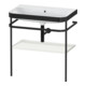 Duravit Möbelwaschtisch-Kombi Happy D.2 Plus 77,5x49cm, o HL, No we s-matt, m Konsole-1