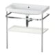 Duravit Möbelwaschtisch-Kombi Happy D.2 Plus 77,5x49cm, o HL, No we s-matt, m Konsole-1