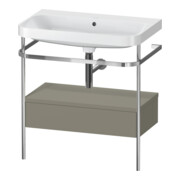 Duravit Möbelwaschtisch-Kombi Happy D.2 Plus 77,5x49cm, o HL, st-g m, m Kons, 1 Lad