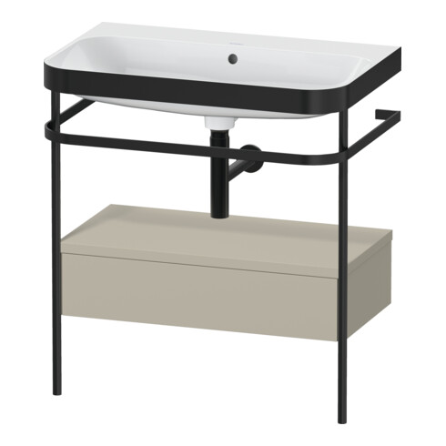 Duravit Möbelwaschtisch-Kombi Happy D.2 Plus 77,5x49cm, o HL, T m, m Konso, 1 Lad