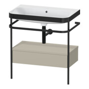 Duravit Möbelwaschtisch-Kombi Happy D.2 Plus 77,5x49cm, o HL, T m, m Konso, 1 Lad