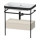 Duravit Möbelwaschtisch-Kombi Happy D.2 Plus 77,5x49cm, o HL, T m, m Konso, 1 Lad-1
