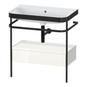 Duravit Möbelwaschtisch-Kombi Happy D.2 Plus 77,5x49cm, o HL, w g, m Konso, 1 Lad