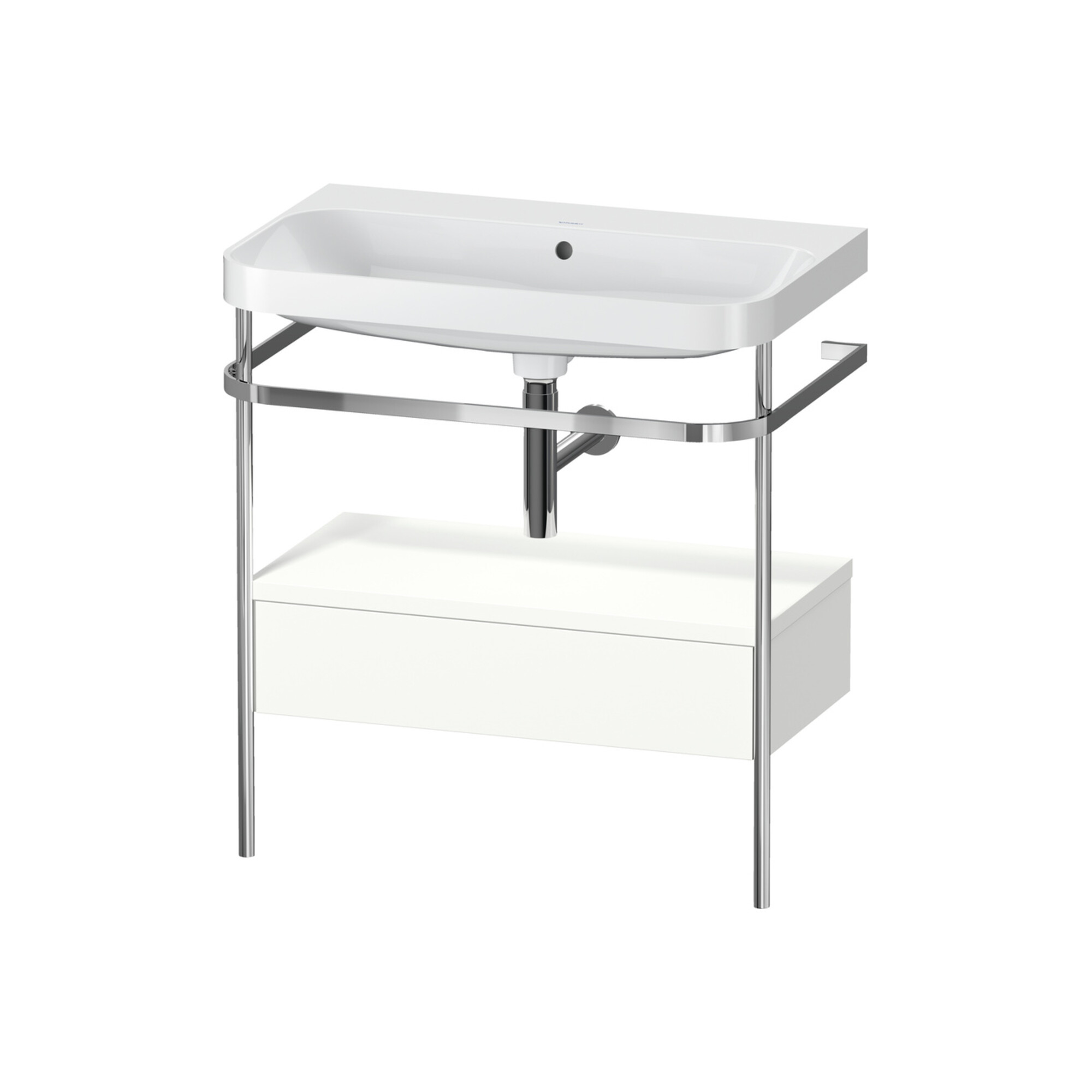 Duravit Möbelwaschtisch-Kombi Happy D.2 Plus 77,5x49cm, o HL, w m, m Kons, 1 Lad