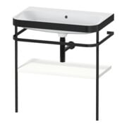Duravit Möbelwaschtisch-Kombi Happy D.2 Plus 77,5x49cm, o. HL, we s-matt, m Konsole