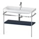 Duravit Möbelwaschtisch-Kombi Happy D.2 Plus 97,5x49cm, 1 HL, blau s-matt, m Konsole-1