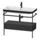 Duravit Möbelwaschtisch-Kombi Happy D.2 Plus 97,5x49cm, 1 HL, gra m, m Konso, 1 Lad-1