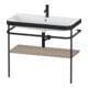 Duravit Möbelwaschtisch-Kombi Happy D.2 Plus 97,5x49cm, 1 HL, lei, mit Metallkonsole-1