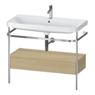 Duravit Möbelwaschtisch-Kombi Happy D.2 Plus 97,5x49cm, 1 HL, Me E, m Kons, 1 Lad
