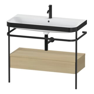 Duravit Möbelwaschtisch-Kombi Happy D.2 Plus 97,5x49cm, 1 HL, Me E, m Konso, 1 Lad