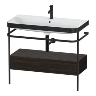 Duravit Möbelwaschtisch-Kombi Happy D.2 Plus 97,5x49cm, 1 HL, N geb, m Konso, 1 Lad