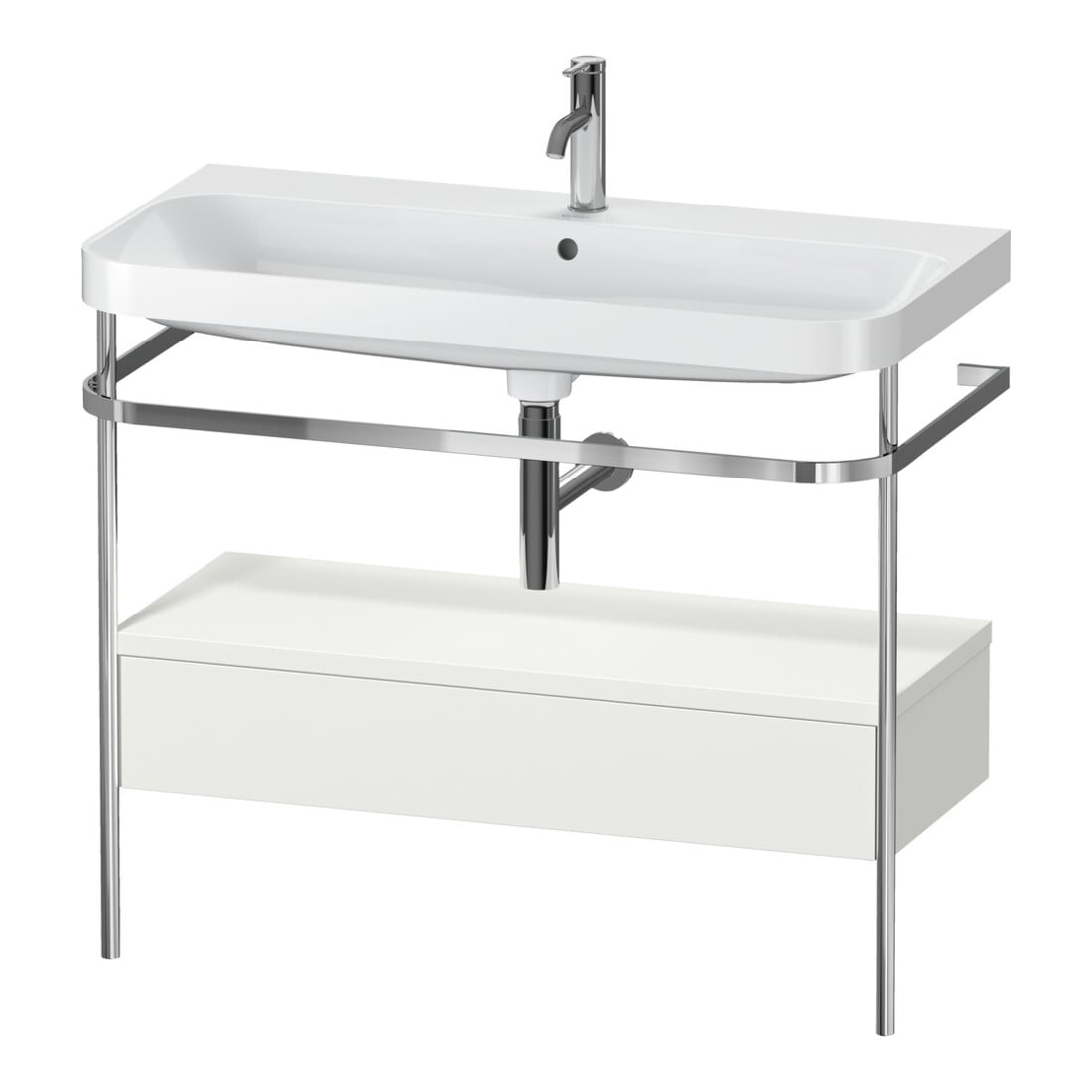 Duravit Möbelwaschtisch-Kombi Happy D.2 Plus 97,5x49cm, 1 HL, No w m, m Kons, 1 Lad