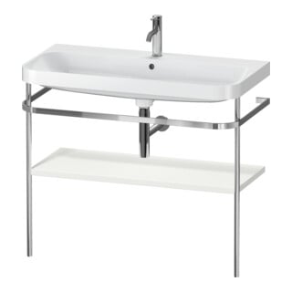Duravit Möbelwaschtisch-Kombi Happy D.2 Plus 97,5x49cm, 1 HL, No we s-matt, m Konsole
