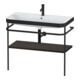 Duravit Möbelwaschtisch-Kombi Happy D.2 Plus 97,5x49cm, 1 HL, Nussb geb., m Konsole-1