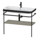 Duravit Möbelwaschtisch-Kombi Happy D.2 Plus 97,5x49cm, 1 HL, st-g s-matt, m Konsole-1
