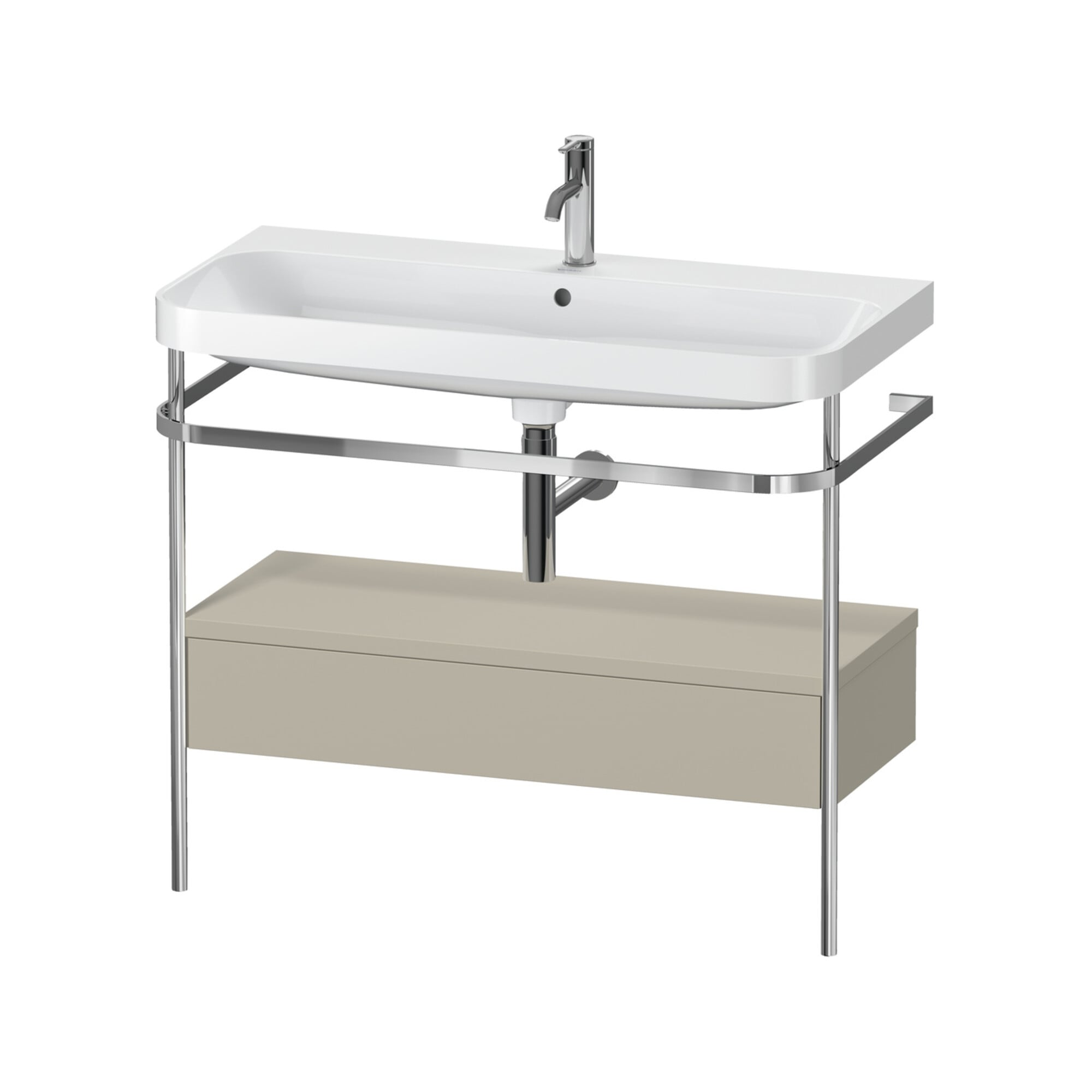 Duravit Möbelwaschtisch-Kombi Happy D.2 Plus 97,5x49cm, 1 HL, T m, m Kons, 1 Lad