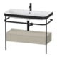 Duravit Möbelwaschtisch-Kombi Happy D.2 Plus 97,5x49cm, 1 HL, T m, m Konso, 1 Lad-1