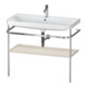 Duravit Möbelwaschtisch-Kombi Happy D.2 Plus 97,5x49cm, 1 HL, Tau matt, m Konsole-1