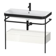 Duravit Möbelwaschtisch-Kombi Happy D.2 Plus 97,5x49cm, 1 HL, w g, m Konso, 1 Lad