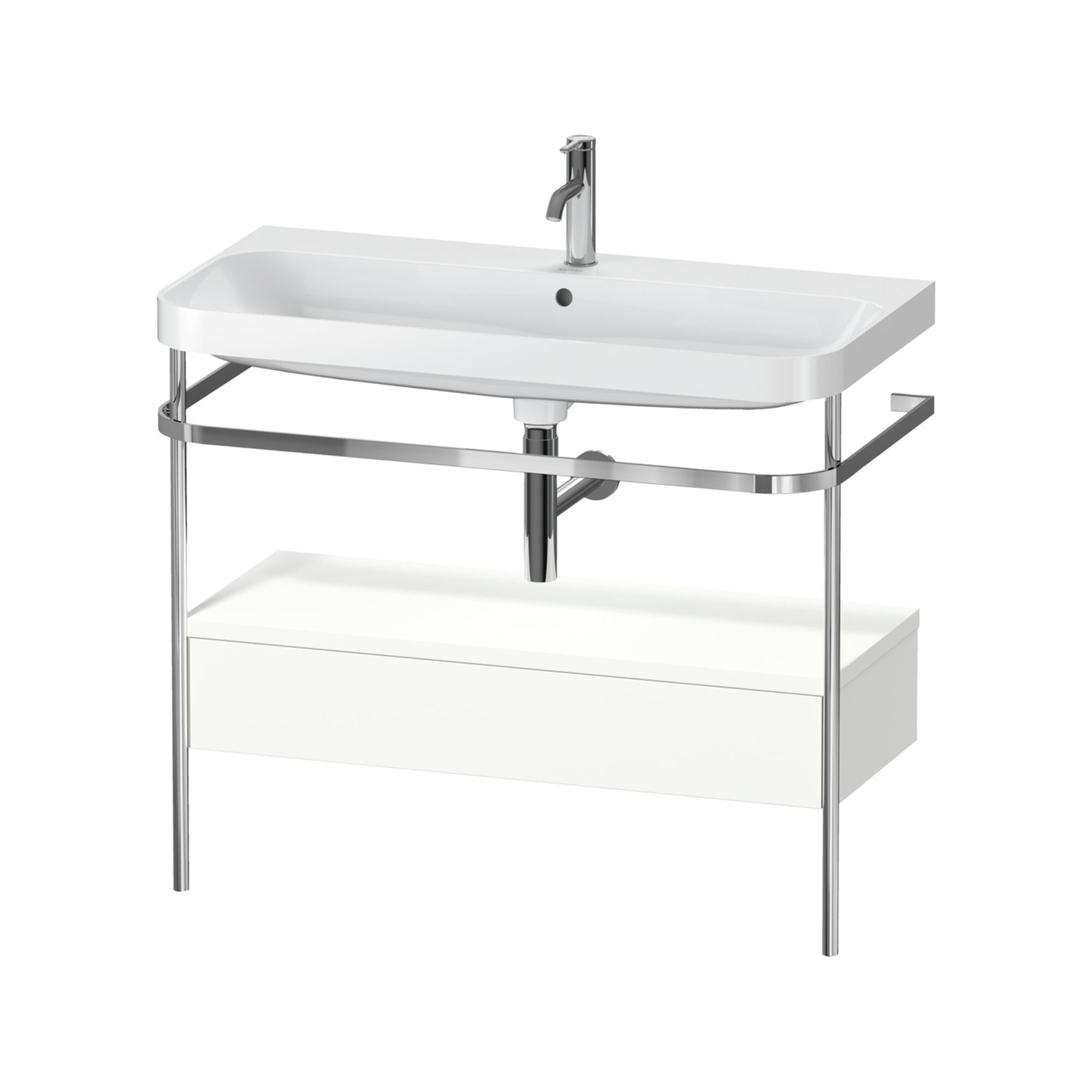 Duravit Möbelwaschtisch-Kombi Happy D.2 Plus 97,5x49cm, 1 HL, w m, m Kons, 1 Lad