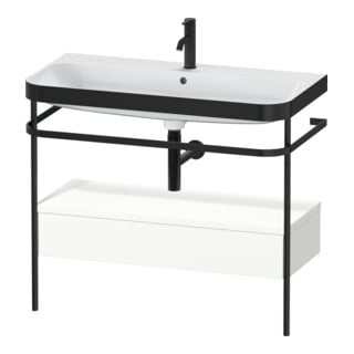 Duravit Möbelwaschtisch-Kombi Happy D.2 Plus 97,5x49cm, 1 HL, w m, m Konso, 1 Lad