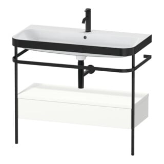 Duravit Möbelwaschtisch-Kombi Happy D.2 Plus 97,5x49cm, 1 HL, w m, m Konso, 1 Lad